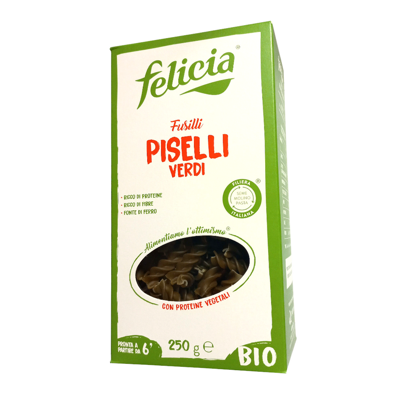 Felicia Fusilli di Piselli Verdi 250 gr