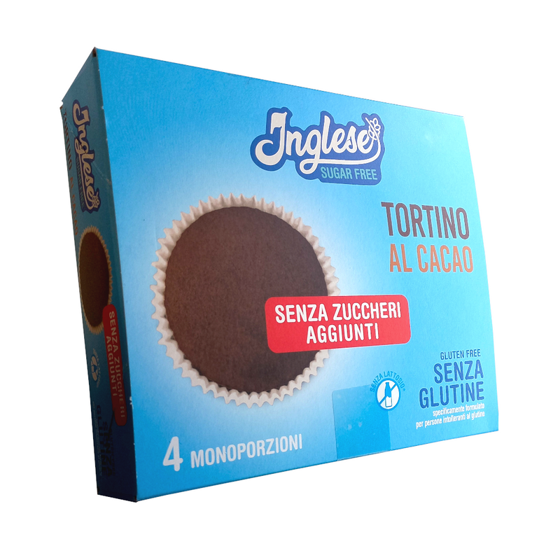 Inglese SugarFree Tortino al Cacao 4x40g