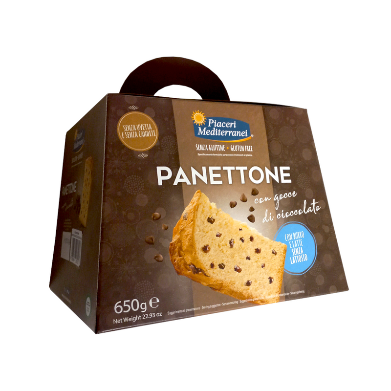 Piaceri Mediterranei Panettone con Gocce di Cioccolato 650g