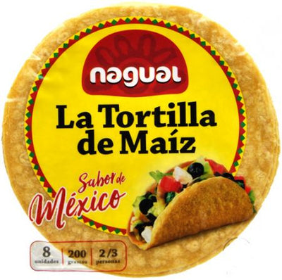 Nagual La Tortilla de Maiz Sabor de Mexico 8 x 25g