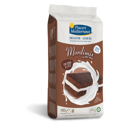 P. Mediterranei Mordimix al cacao con Crema al Latte